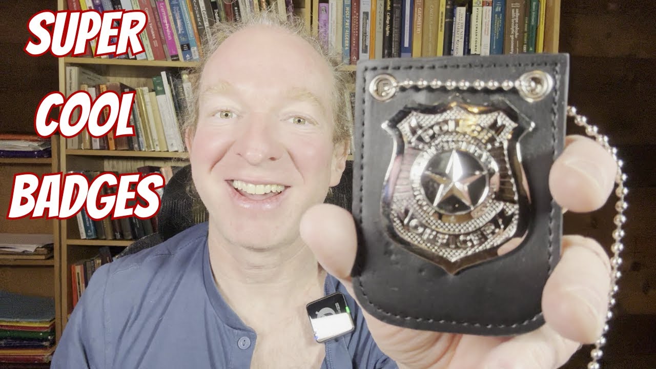 These Pretend Police Badges Seem Real!