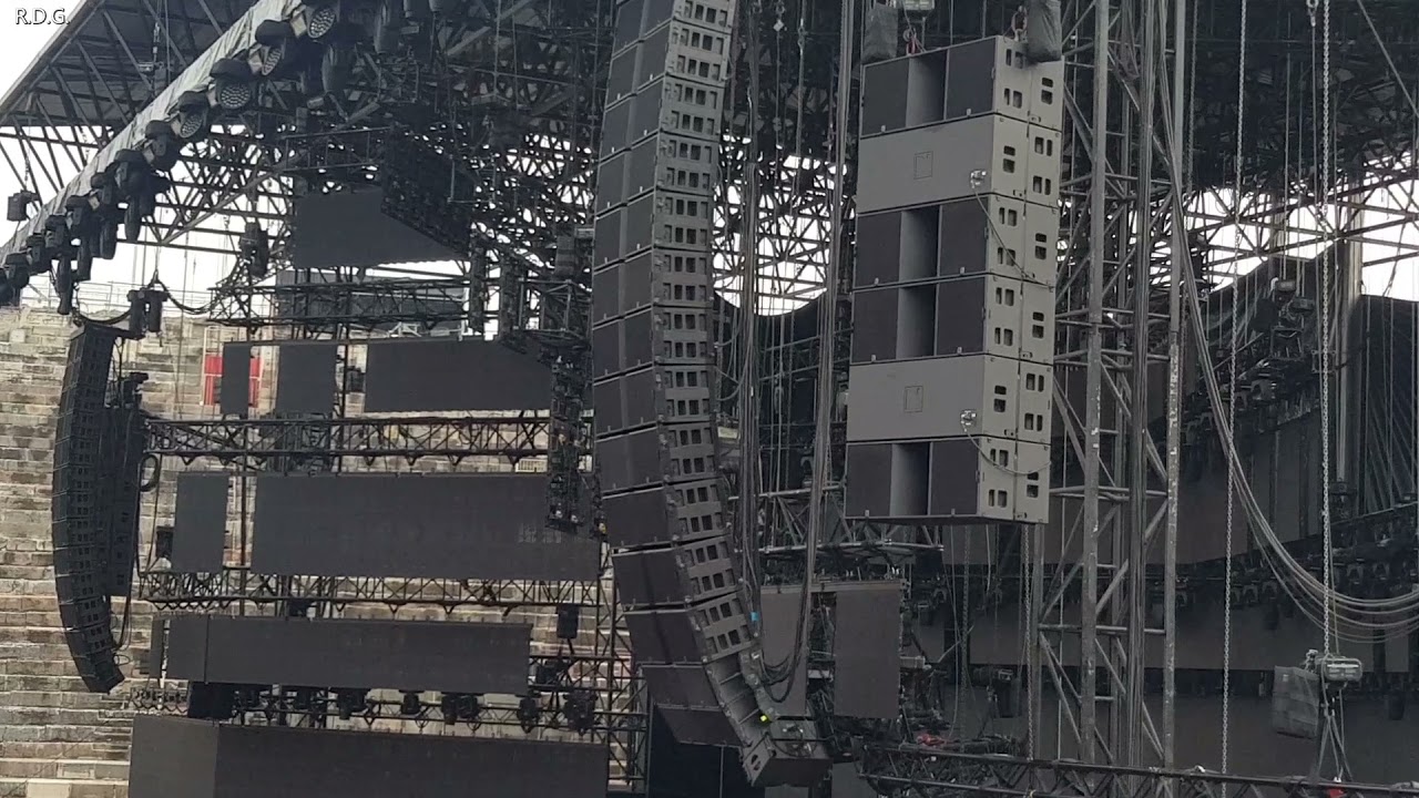 L-Acoustics KS28 in Combination With K1 3-way active, dual 15 Line Array PA Audio Setup PA Anlage