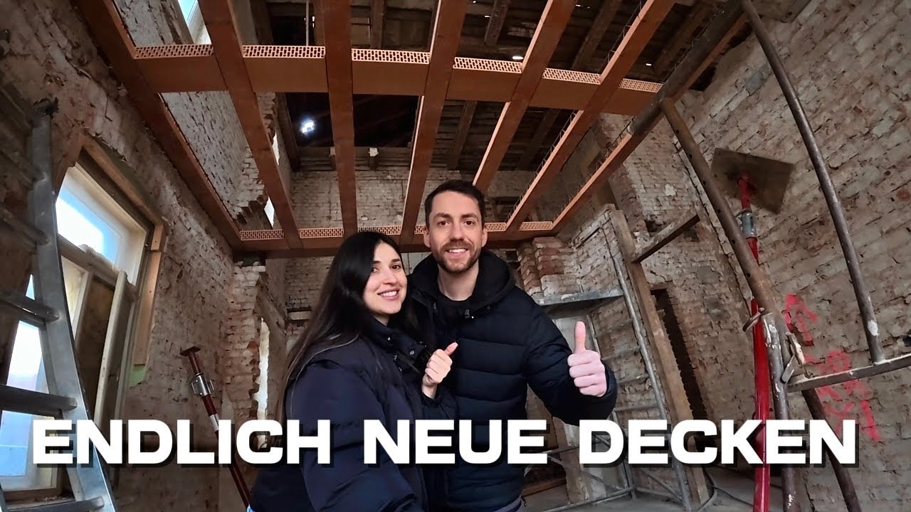 Haus-Kernsanierung: Neue Decken – der Einbau beginnt