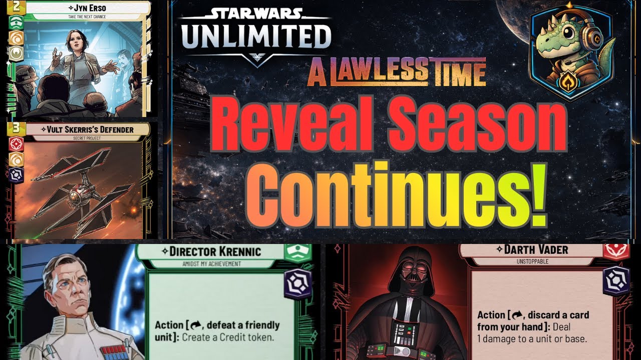 Беззаконие продолжается! Вторая неделя анонса карточек LAW | Star Wars Unlimited