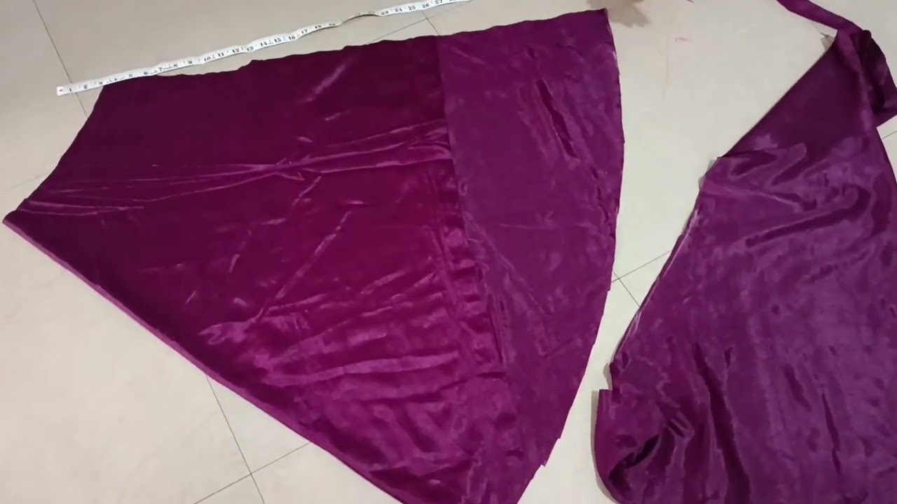 umbrella kurti plazo cutting stitching | How to make plazo kurti | umbrella kurti cutting stitching