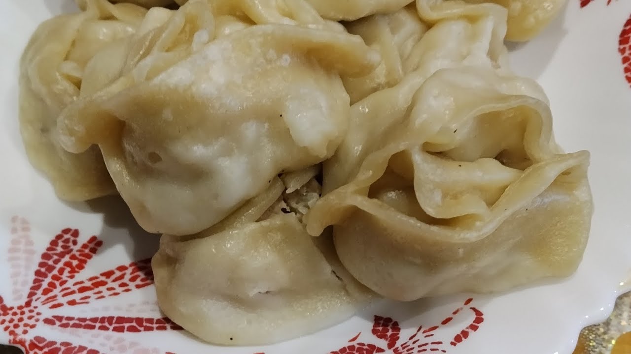 Манты с картофелем. 
