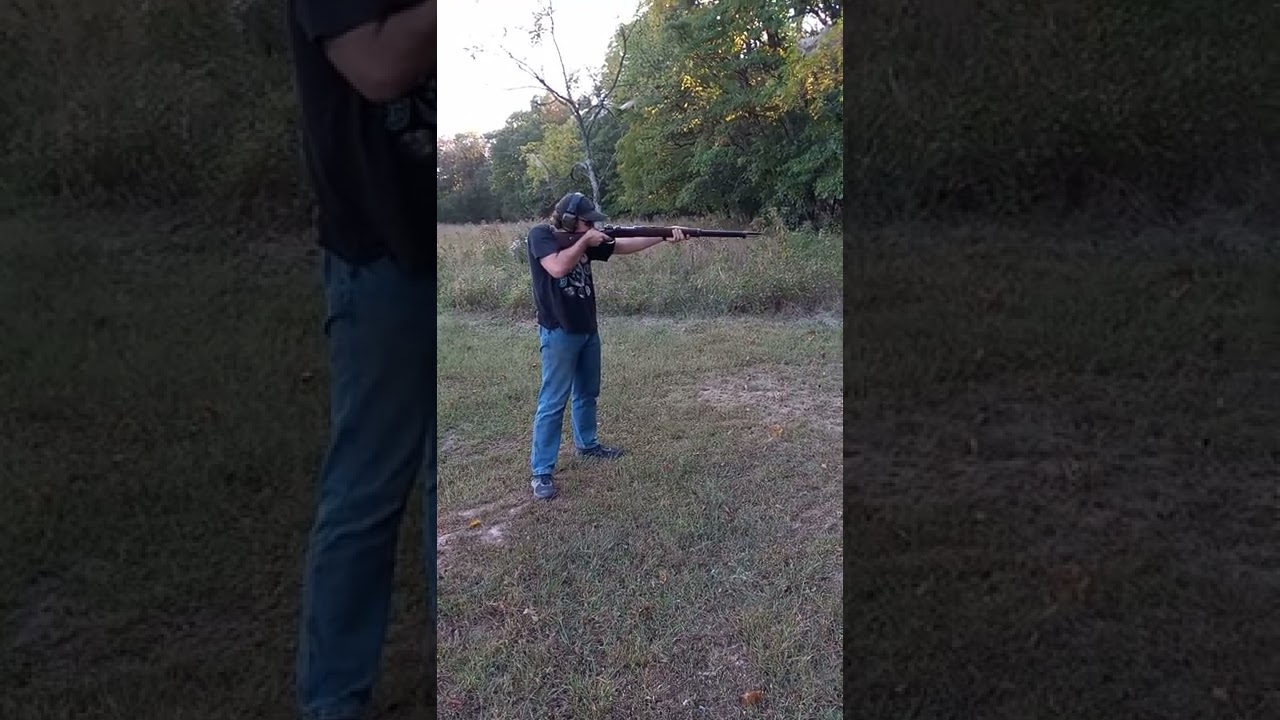 80 year old rifle shooting 80 year old ammunition. 7.92&times;57mm Mauser
