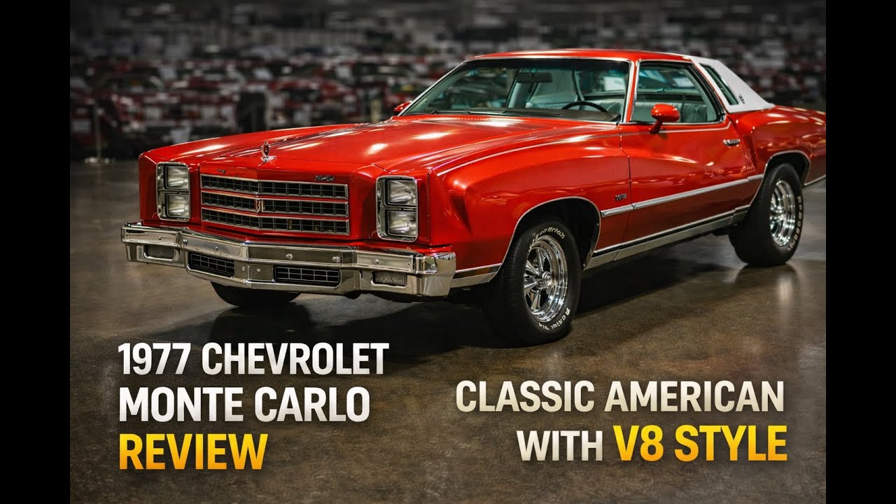 1977 Chevrolet Monte Carlo Review: Classic American Cruiser with V8 Style #1977MonteCarlo