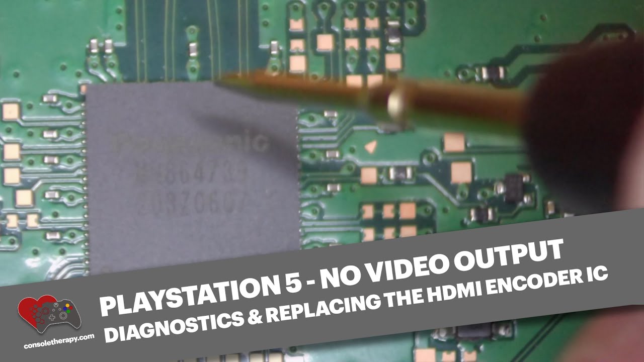 PlayStation 5 Нет видео — простой способ заменить HDMI-кодер Panasonic MN864739 на PS5