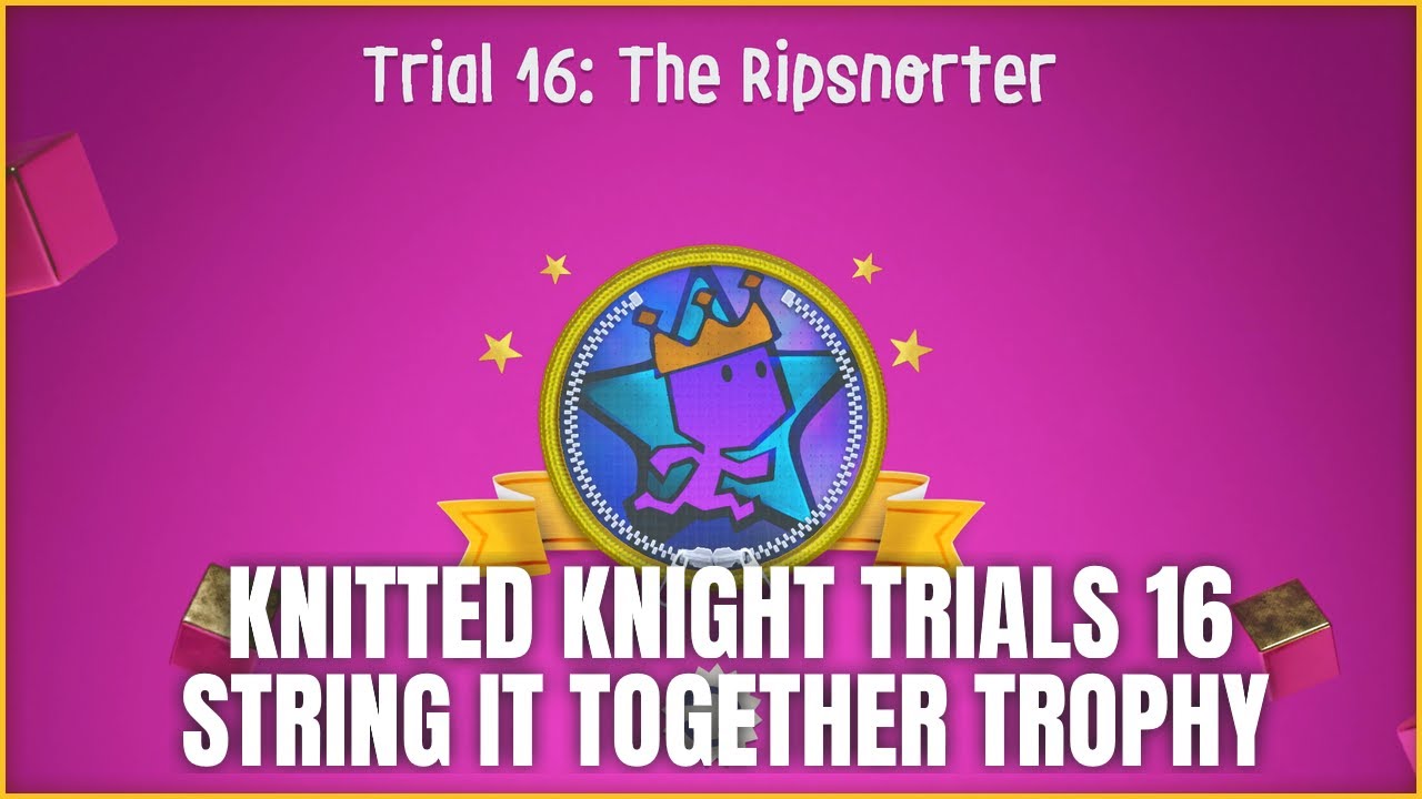 Sackboy: A Big Adventure String it Together Trophy Guide | Knitted Knight Trials 16