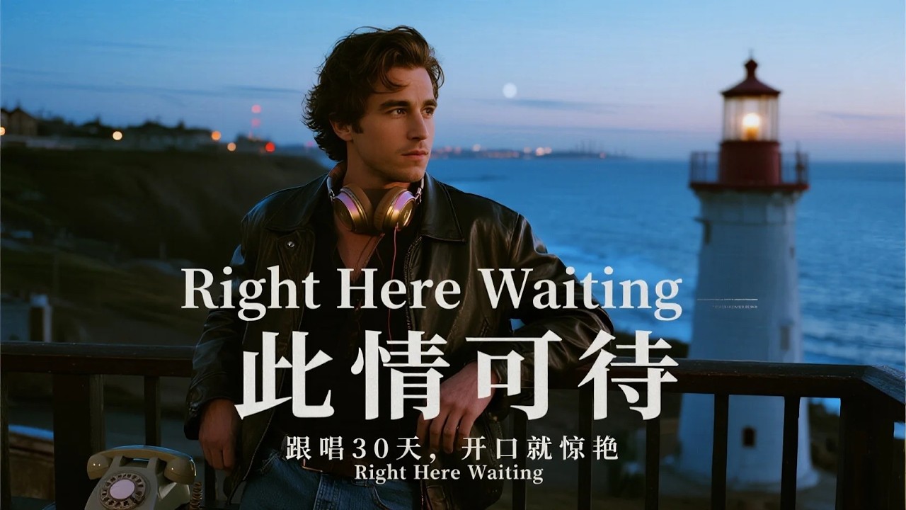 唱哭無數人的情歌 《Right Here Waiting》逐句教唱