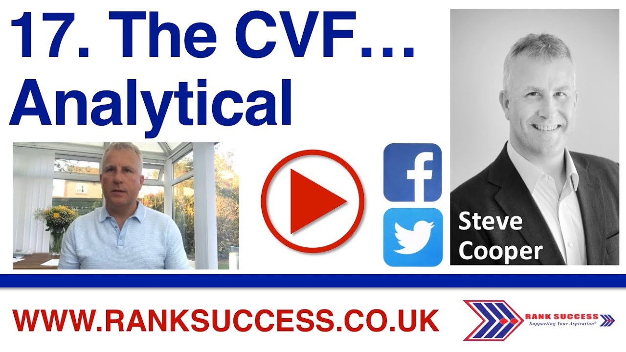 Police Promotion Success - Video 17 - DEMYSTIFYING CVF: WE ANALYSE CRITICALLY