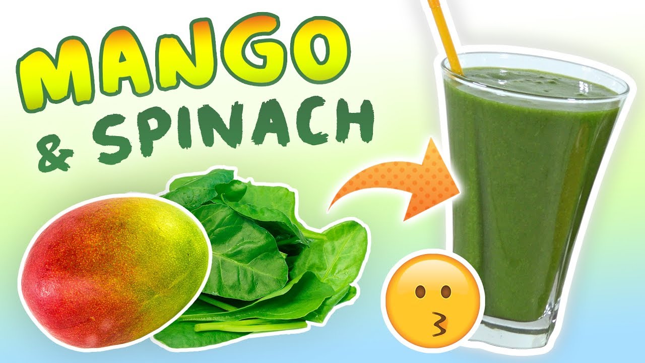 Mango Spinach Smoothie (Green Detox Smoothie Recipe)