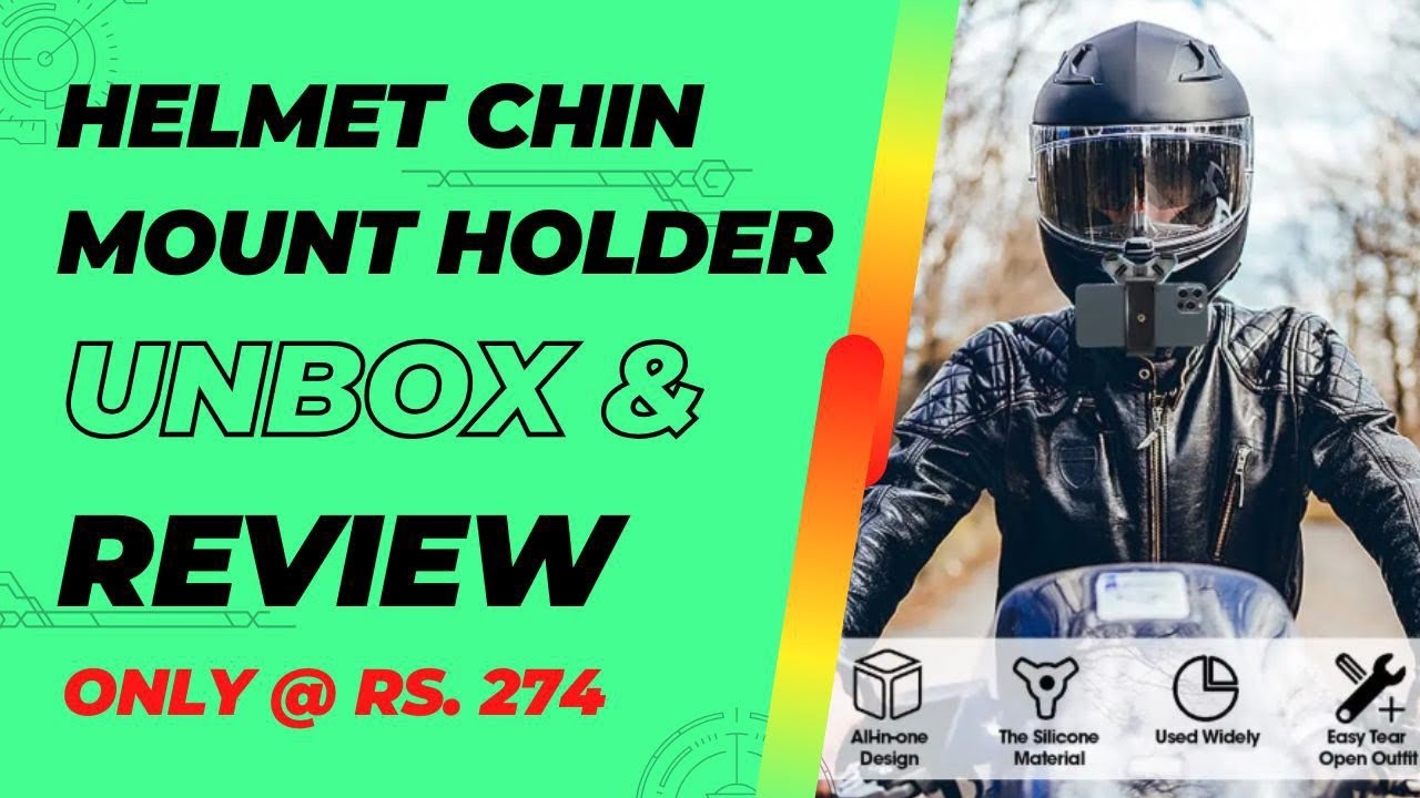 Cheap and Best Helmet Phone Mount Unboxing: Perfect for Moto Vlogs!