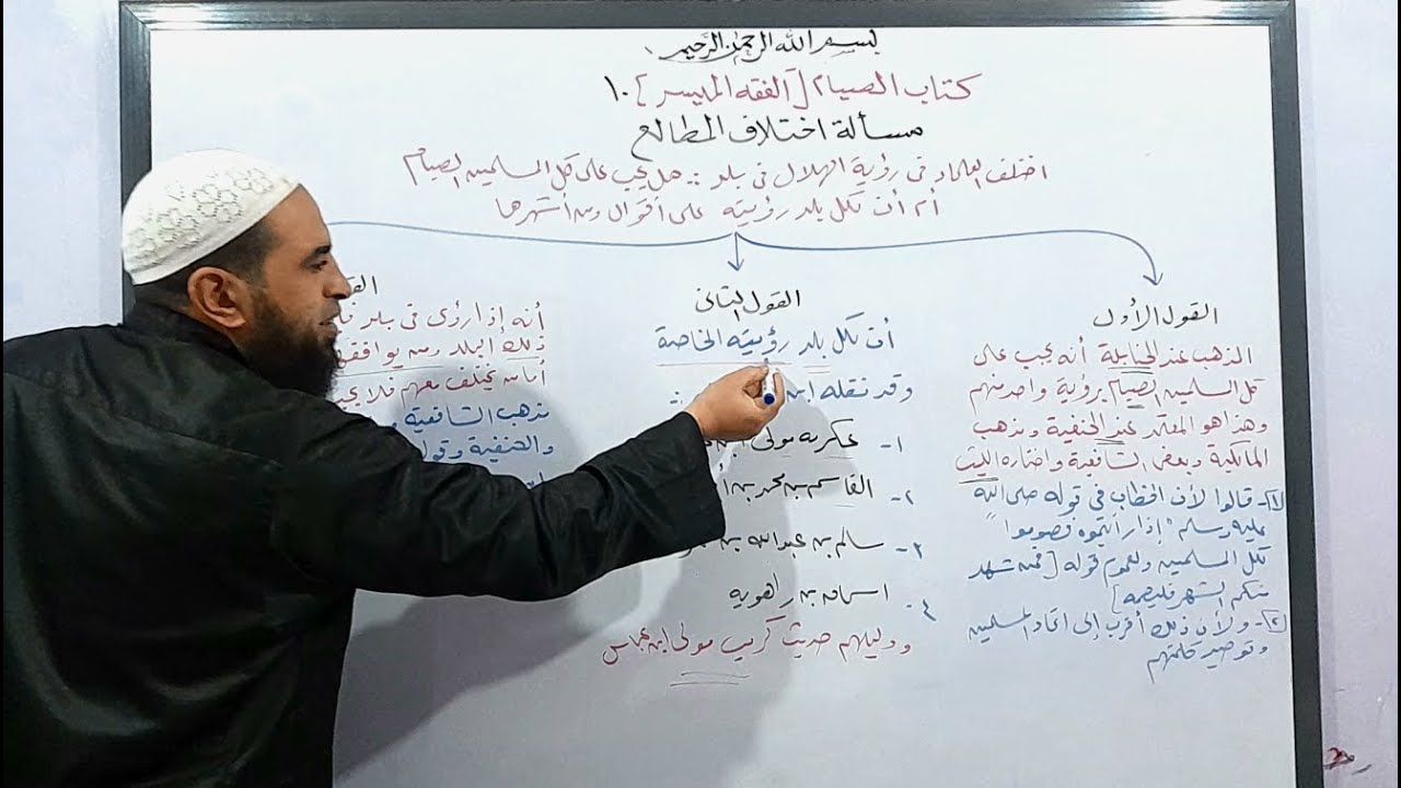 شرح كتاب الصيام ( 10 ) من الفقه الميسر ( التفصيل في مسألة اختلاف المطالع و بيان الراجح فيها   )