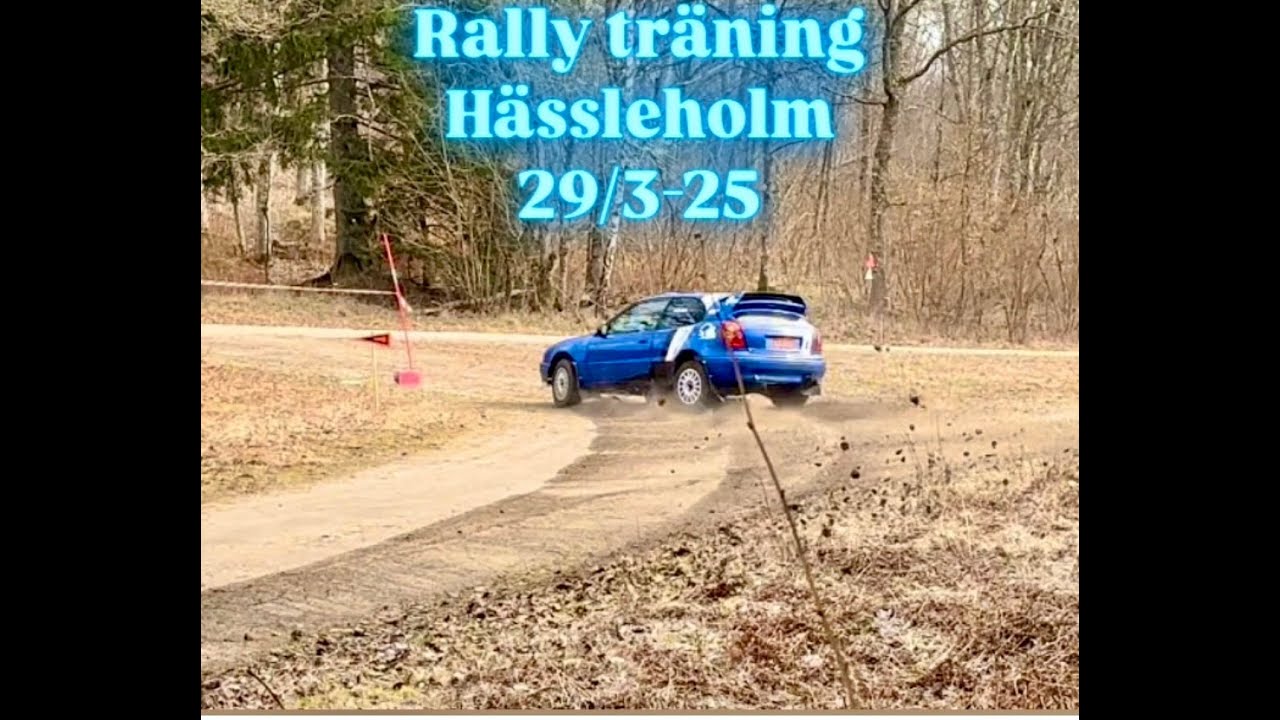 Rally träning Hässleholm 29/3-25