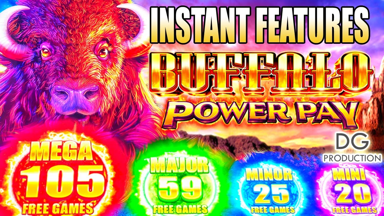 🚨NEW🚨 BUFFALO POWER PAY SLOT WE WENT SHOPPING & BOUGHT INSTANT FEATURE BONUSES CAN WE BUY A JACKPOT?