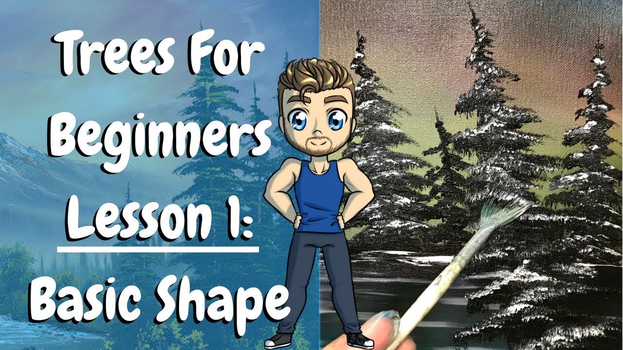 Painting Trees in Oil for Beginners - Basic Shape