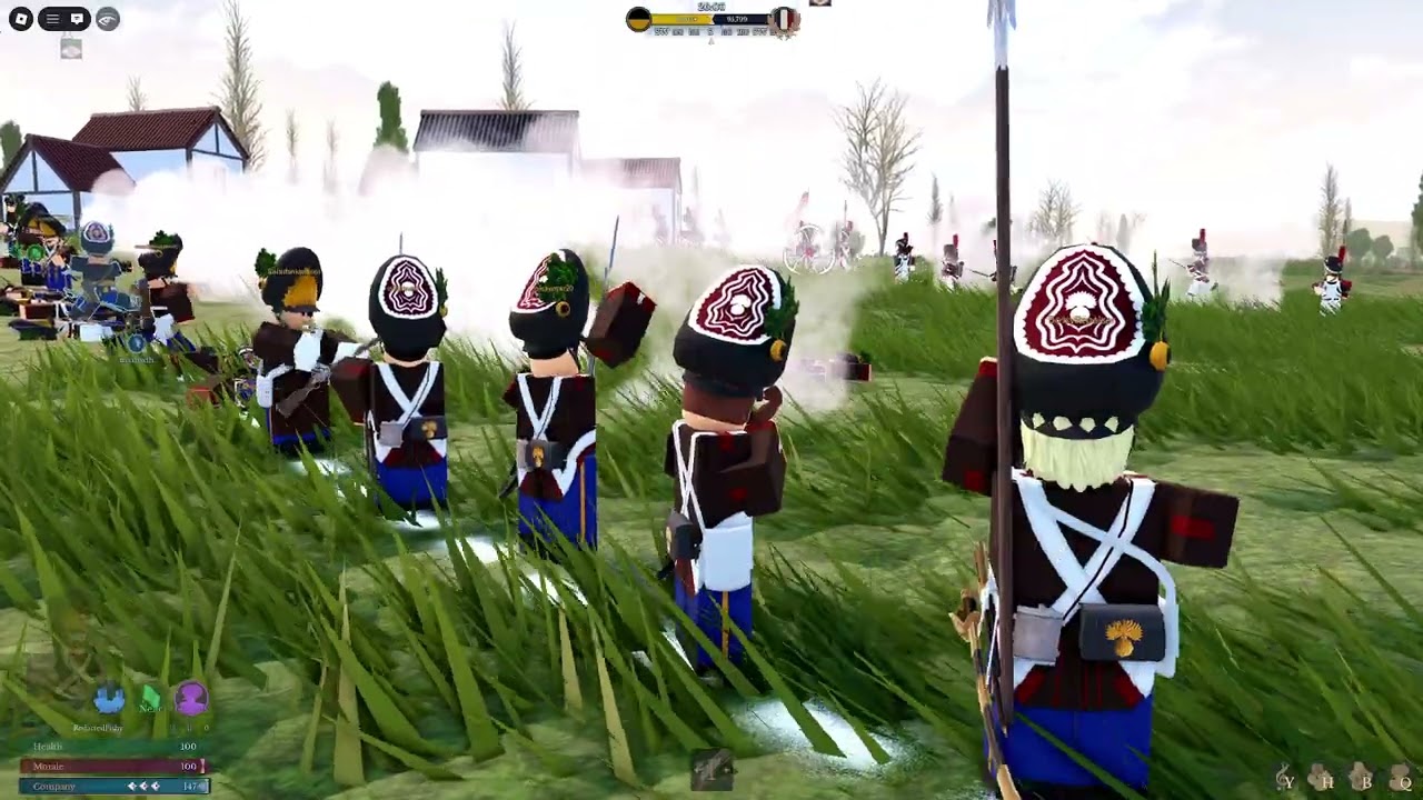 MLG + friends Vs. Garde (MLG Vs. 3eme!!!!) | Roblox Napoleonic Wars