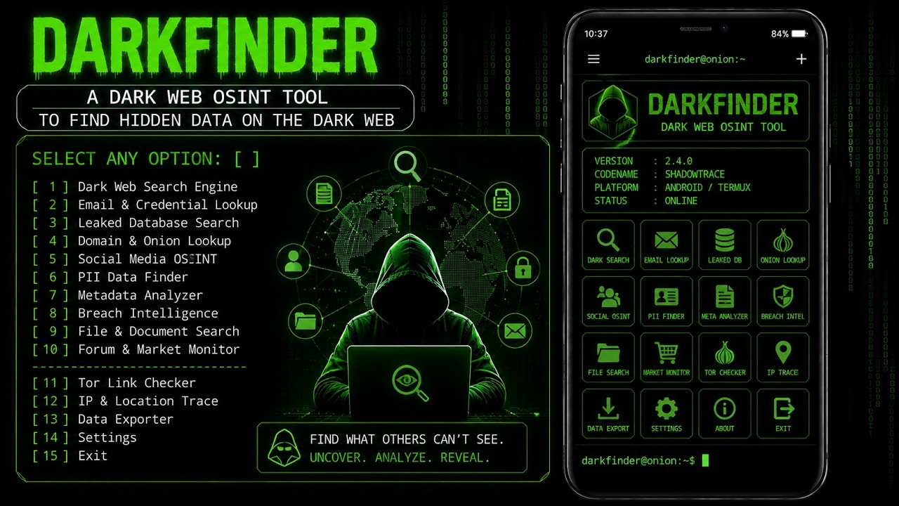 OSINT: 5 narzędzi do znajdowania ukrytych danych w dark webie