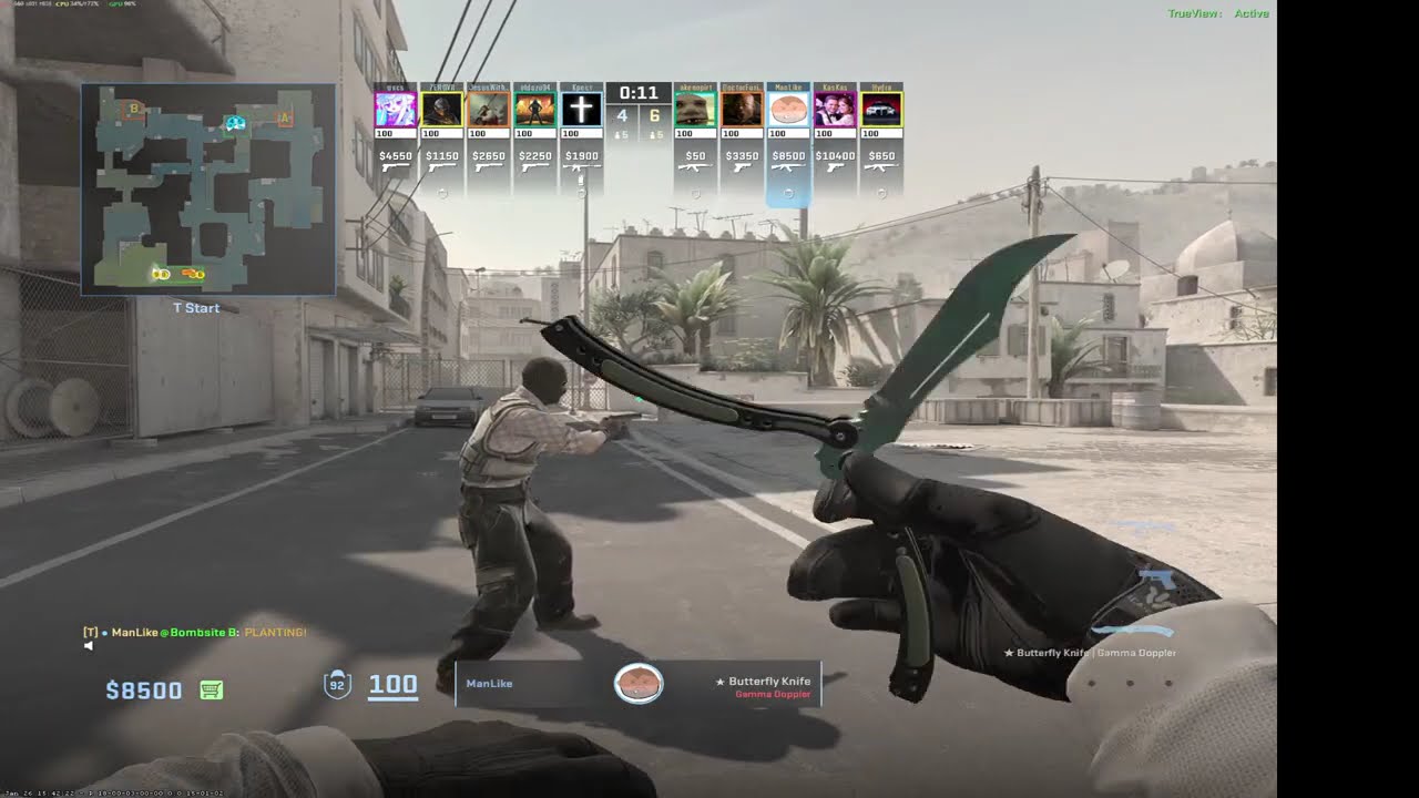 Dust 2 (Ace + 4 v 1, Comp)