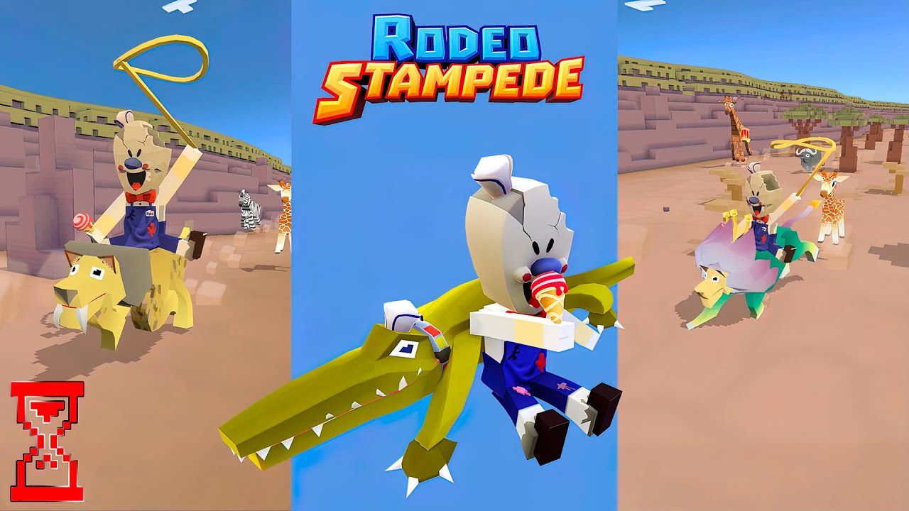 Мороженщик приручает новых животных // RODeo stampede