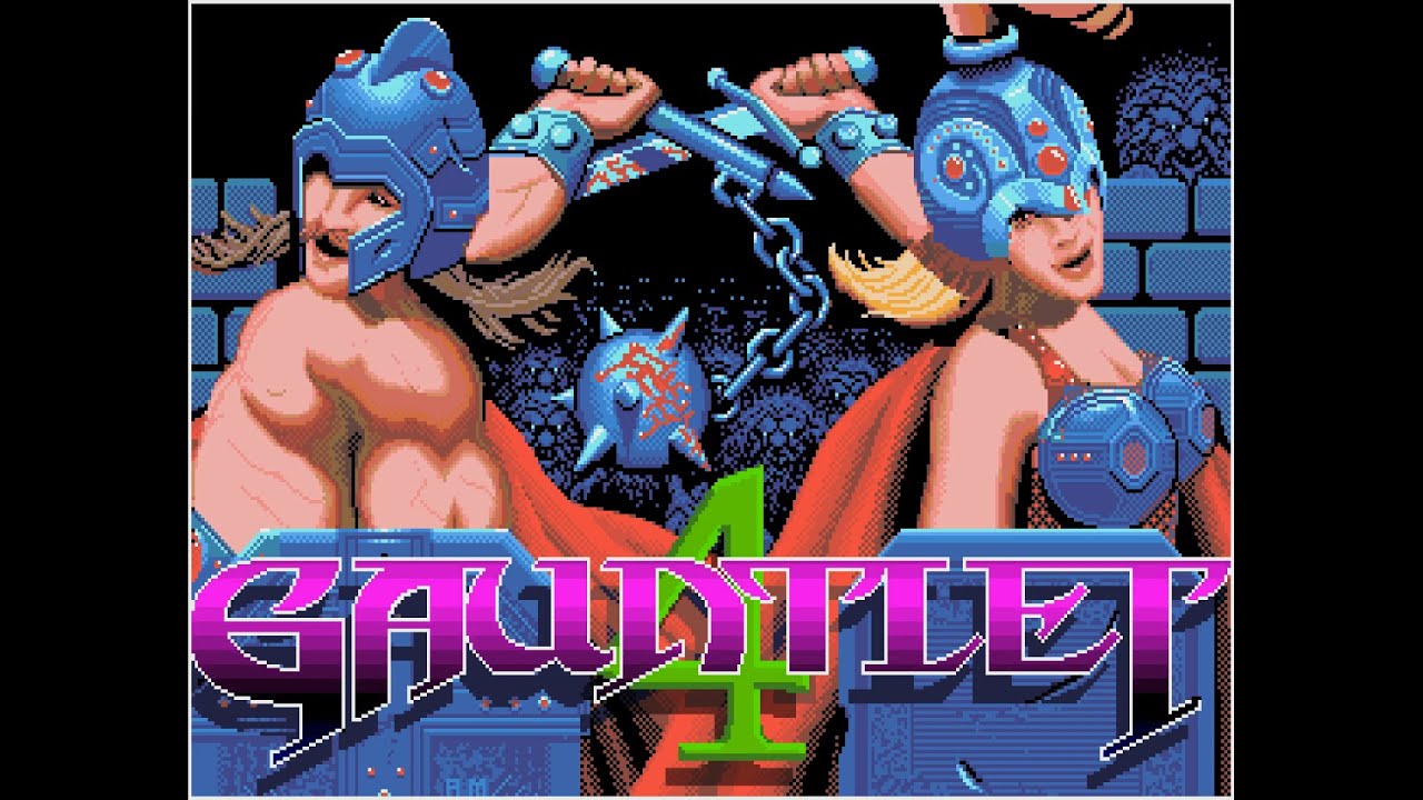 Gauntlet IV (Sega Genesis) | Quest Mode | Merlin the Wizard | Full Game Playthrough