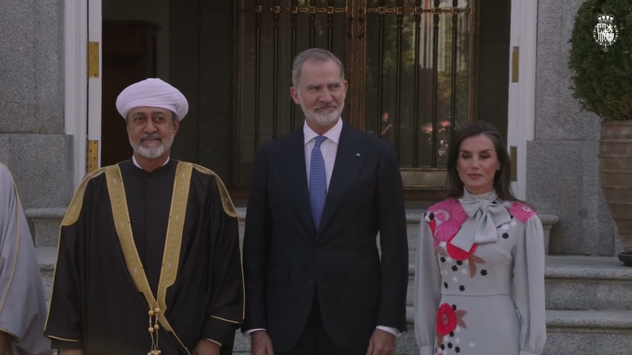 Almuerzo en el Palacio de La Zarzuela de los Reyes con el Sult&aacute;n de Om&aacute;n