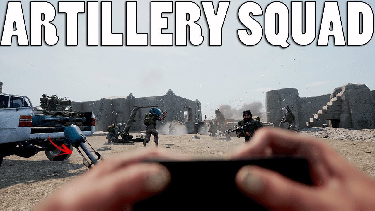 САМАЯ ЭФФЕКТИВНАЯ ПОЗИЦИЯ АРТИЛЛЕРИИ - Игровой процесс мода Squad Middle East Escalation
