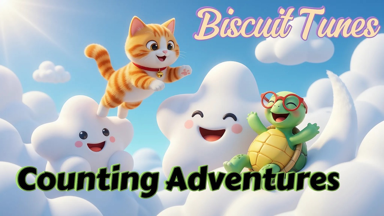 🌈 Counting Adventures | Fun Numbers Song for Kids 🔢 |  Biscuit Tunes