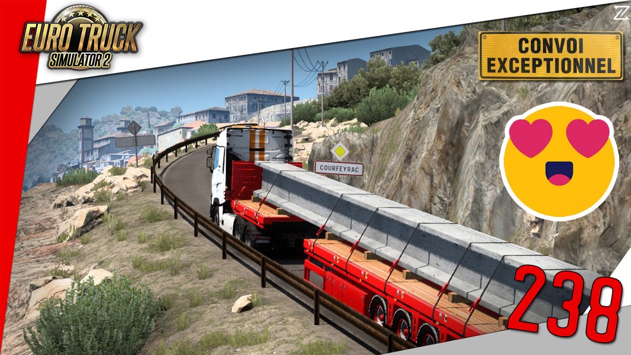 🚚 Euro Truck Simulator 2 | #238 DES DÉCORS MAGNIFIQUES ! + Convoi exceptionnel