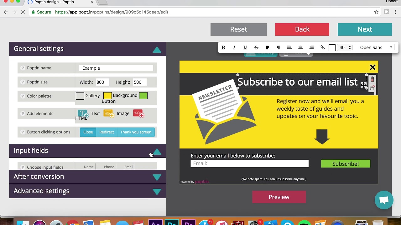 How to build your own exit intent pop up for free