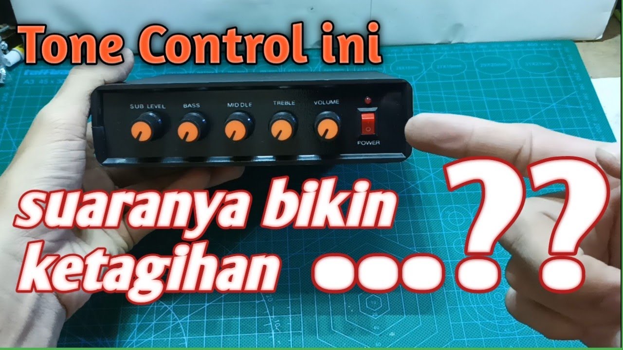 Review tone control 2.1 plus subwoofer || Suara bassnya mantep