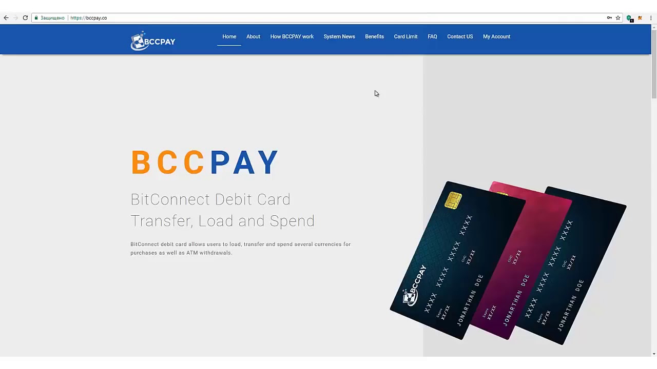 Bitconnect   план на 2018 г  выпуск банковских карт