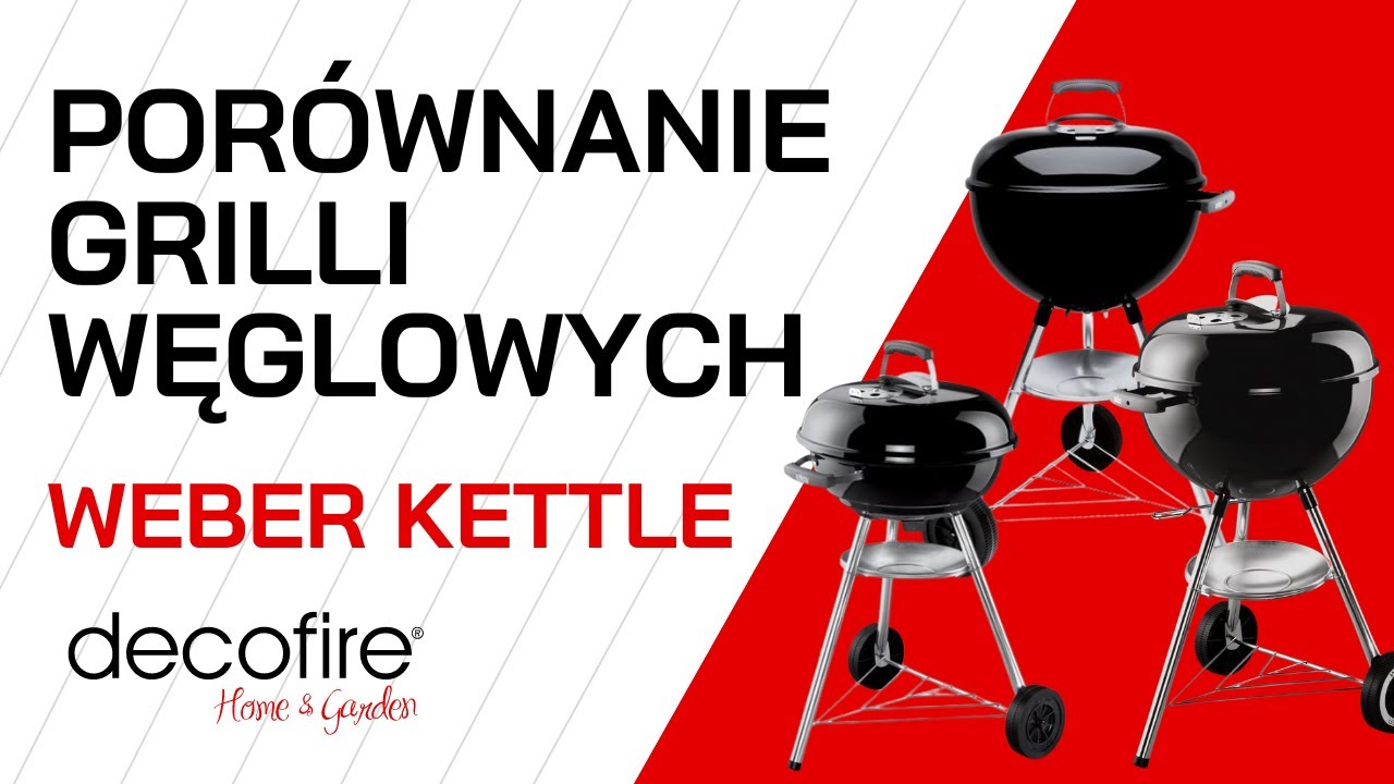 🔥 Por&oacute;wnanie grilli Weber Kettle | DECOFIRE