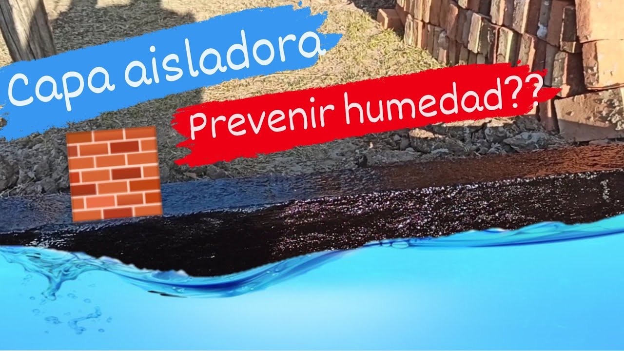 Como se hace una  CAPA AISLADORA🧱 | como prevenir humedad en paredes