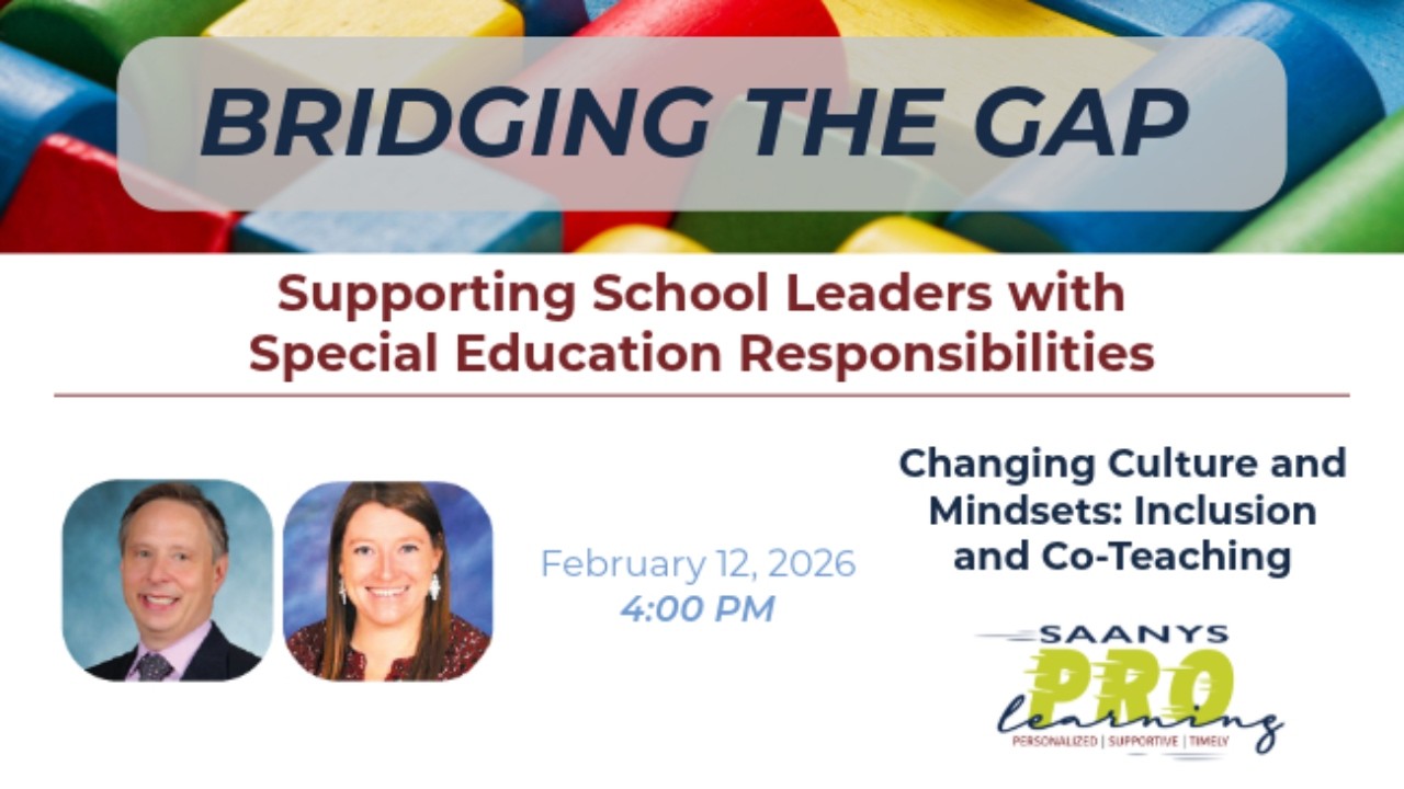 Bridging The Gap: Changing Culture and Mindsets – Inclusion and Co-Teaching