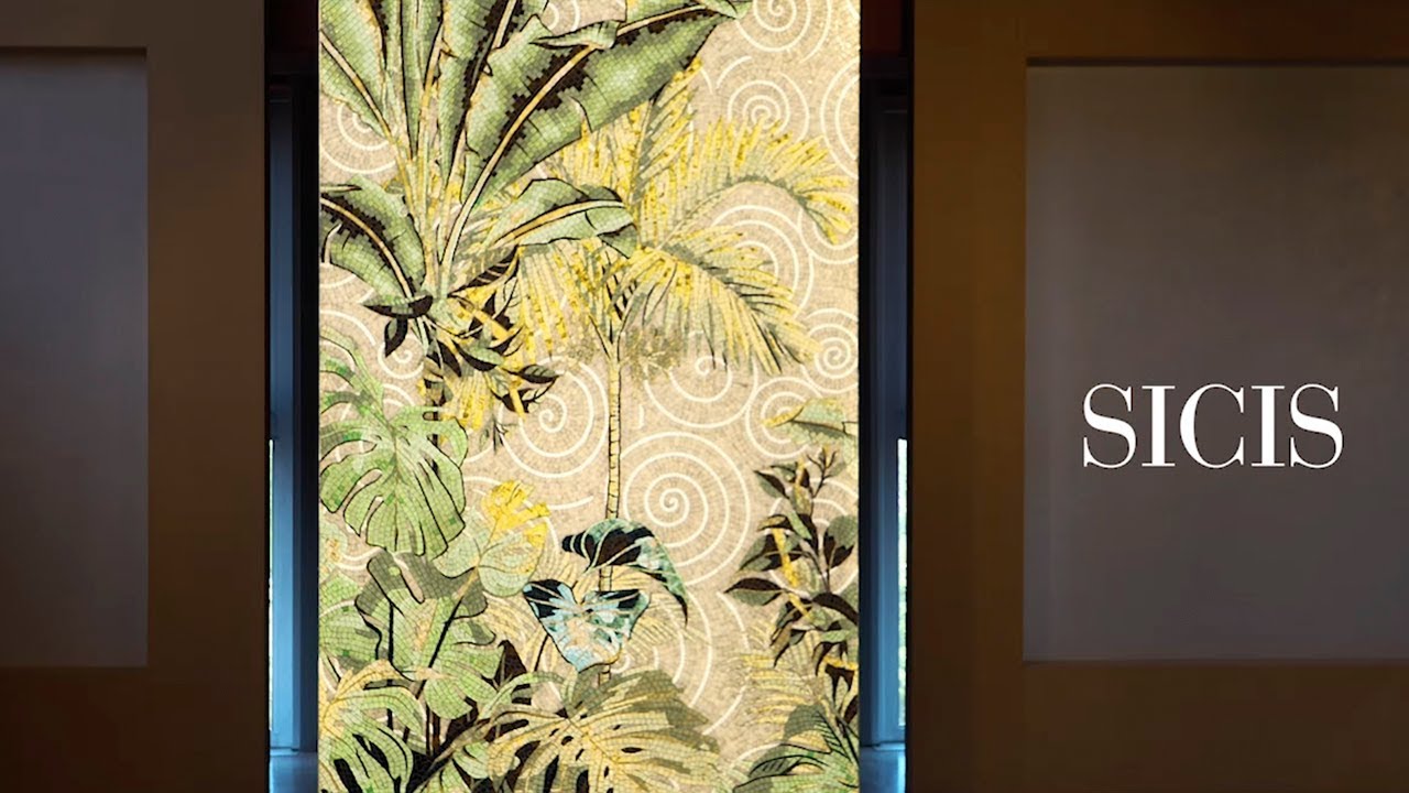 SICIS Backlit Mosaic Installation