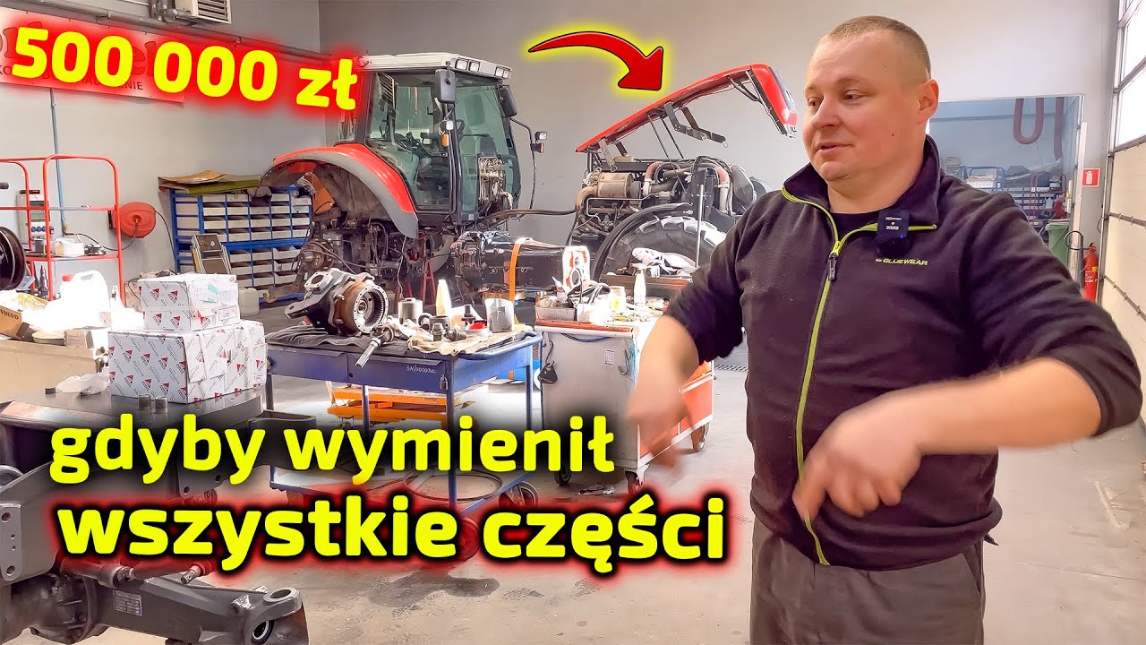 Koszt 500 000 zł 👉 110 KM Massey Ferguson 5455 gdyby wymienić wszystkie części! [Korbanek]