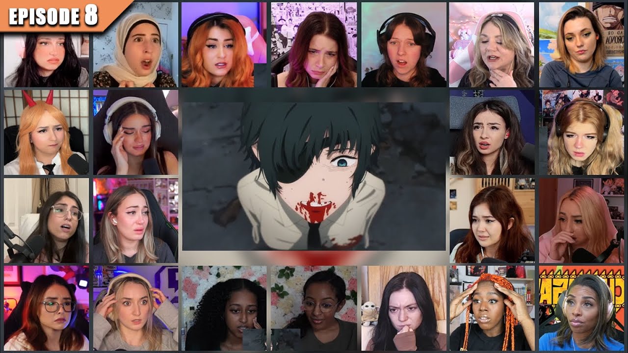 [Girls React] Chainsaw Man Episode 8 Reaction Mashup | チェンソーマン