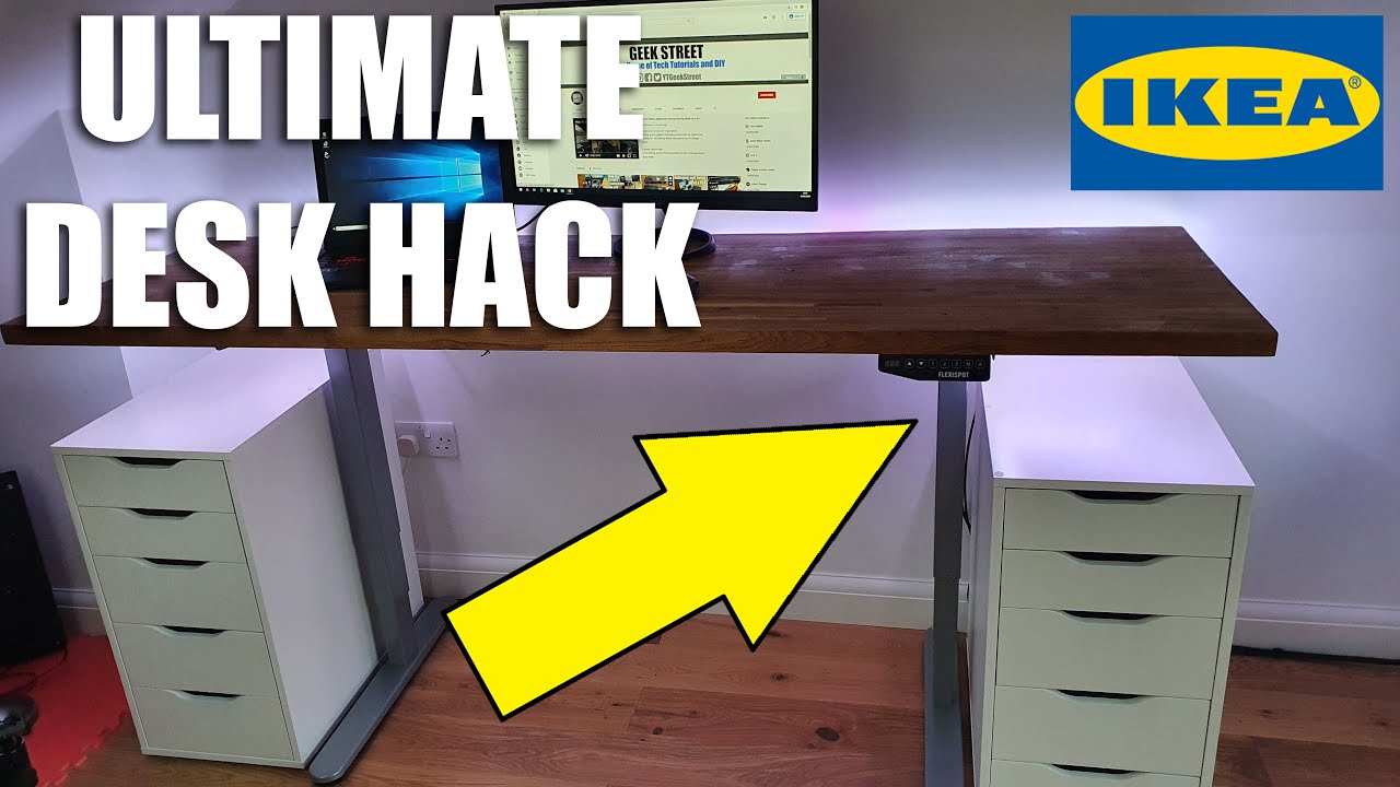 IKEA Desk Hack | Flexispot Desk Frame Unboxing and Setup