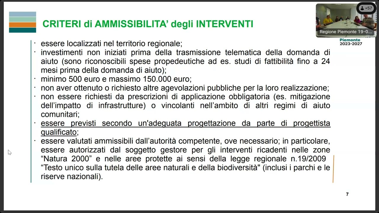 Sviluppo Rurale Piemonte 2023-2027 –  Elementi naturaliformi dell’agroecosistema – Bando 2026