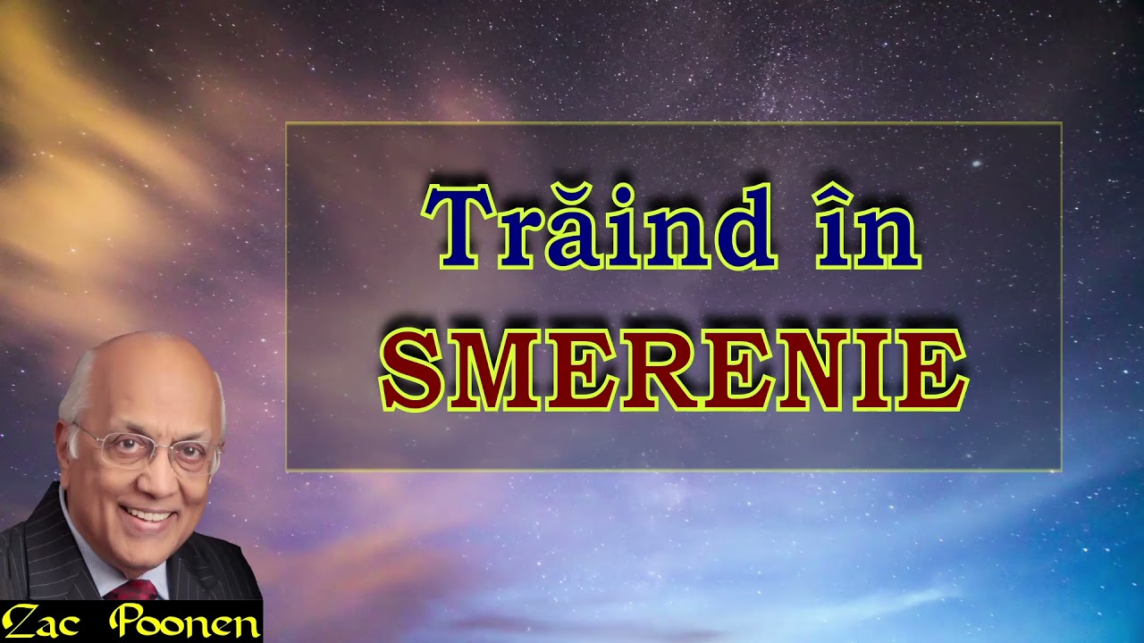Zac Poonen - Trăind în SMERENIE