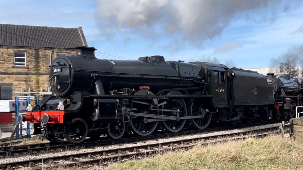 SLIPPING Action! LMS Jubilee & Black 5 at KWVR