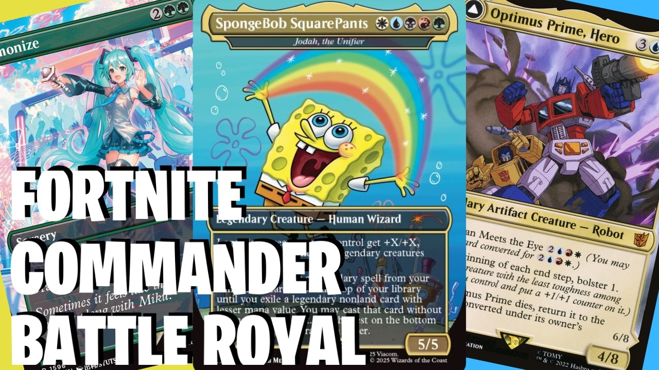 Commander but ALL UNIVERSE BEYOND CARDS