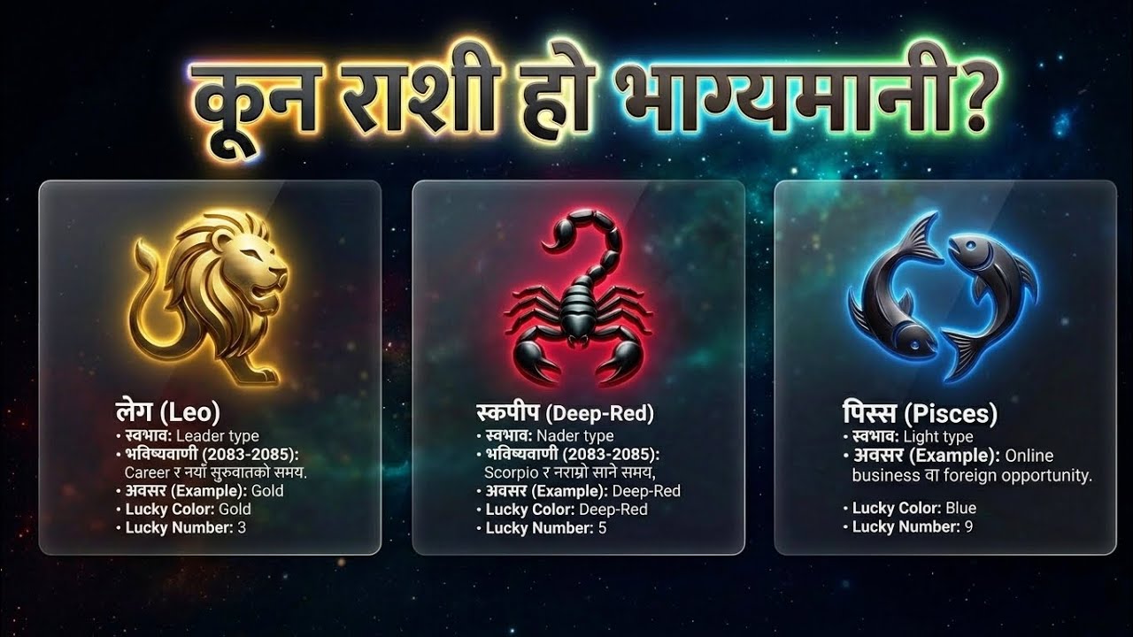 12 राशी मध्ये सबैभन्दा धनी बन्ने राशी कुन? (Astrology Hidden Secret) 12 राशिको भविष्य कस्तो हुन्छ?