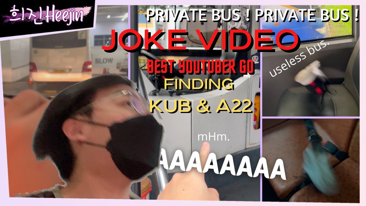 BUS ENTHU BREAKS IN A PRIVATE SCANIA K230UB AND MAN A22 (joke video) | 희진Heejin