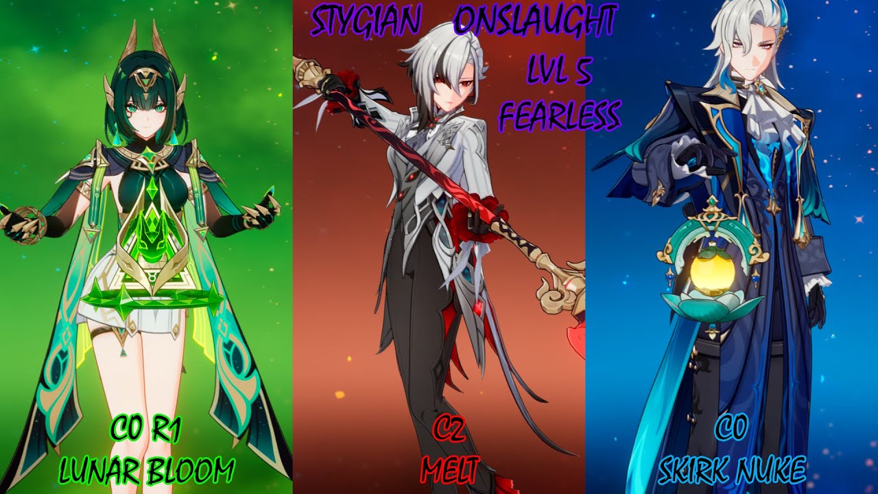 Stygian Onslaught 6.3 | Luna IV | Nefer & Arlecchino & Neuvillete