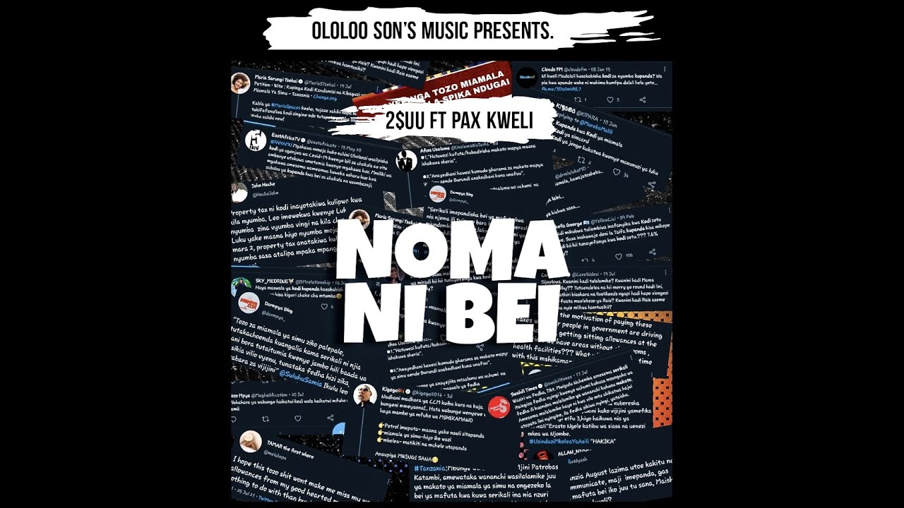 2$uu ft Pax Kweli - Noma ni Bei [Official Music Audio]