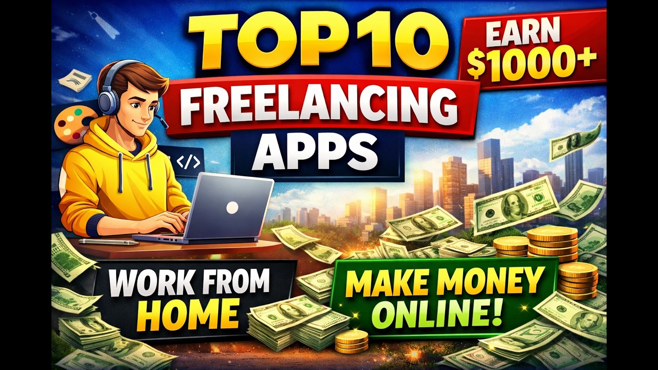 Top 10 Freelancing Apps for Beginners in 2026 | Earn Money Online with Skills 💻💰 Project