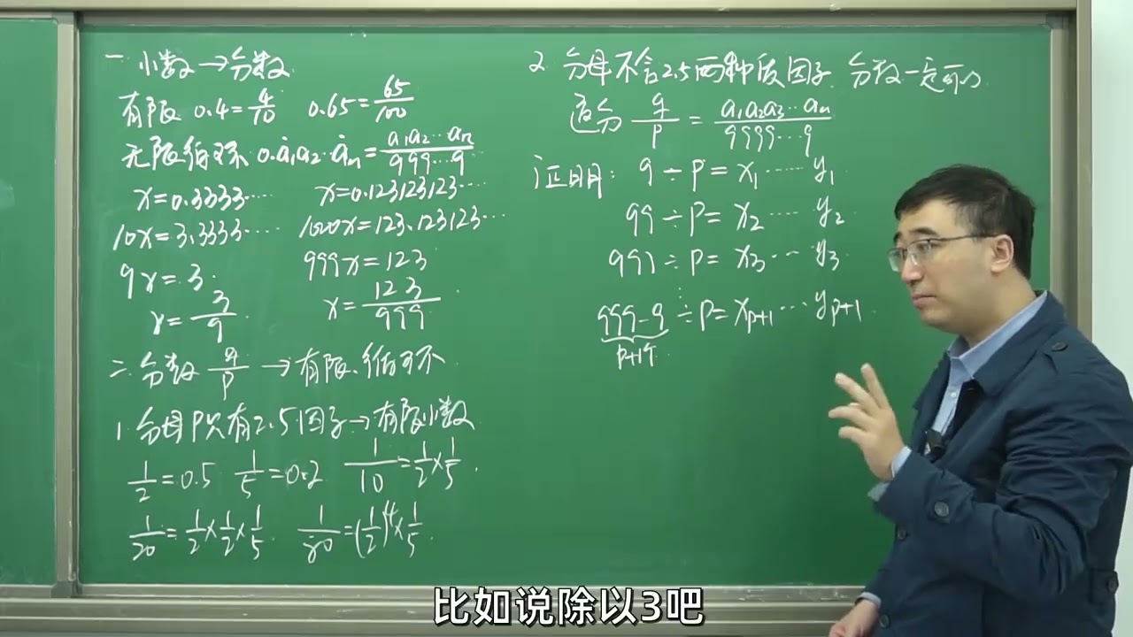 小学遗留问题：分数一定能化成有限小数或者循环小数吗？