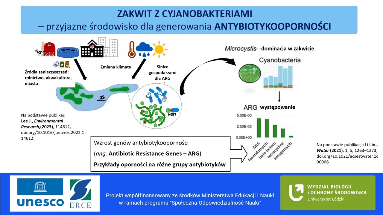 Cyjanobakterie i ich mikrobiom - zielone zagrożenie dla naszej planety #EkoHydroBaza