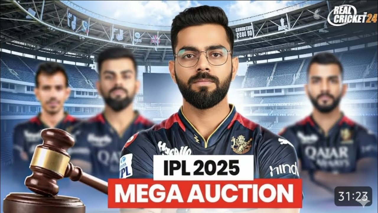 I Auctioned the RCB TEAM In IPL 2026 Mega Auction | Real Circket 24