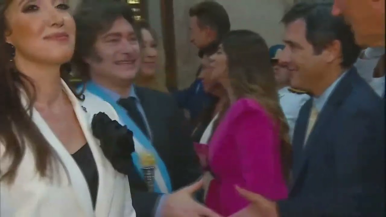 La llegada de Milei al Congreso y el reencuentro con Victoria Villarruel